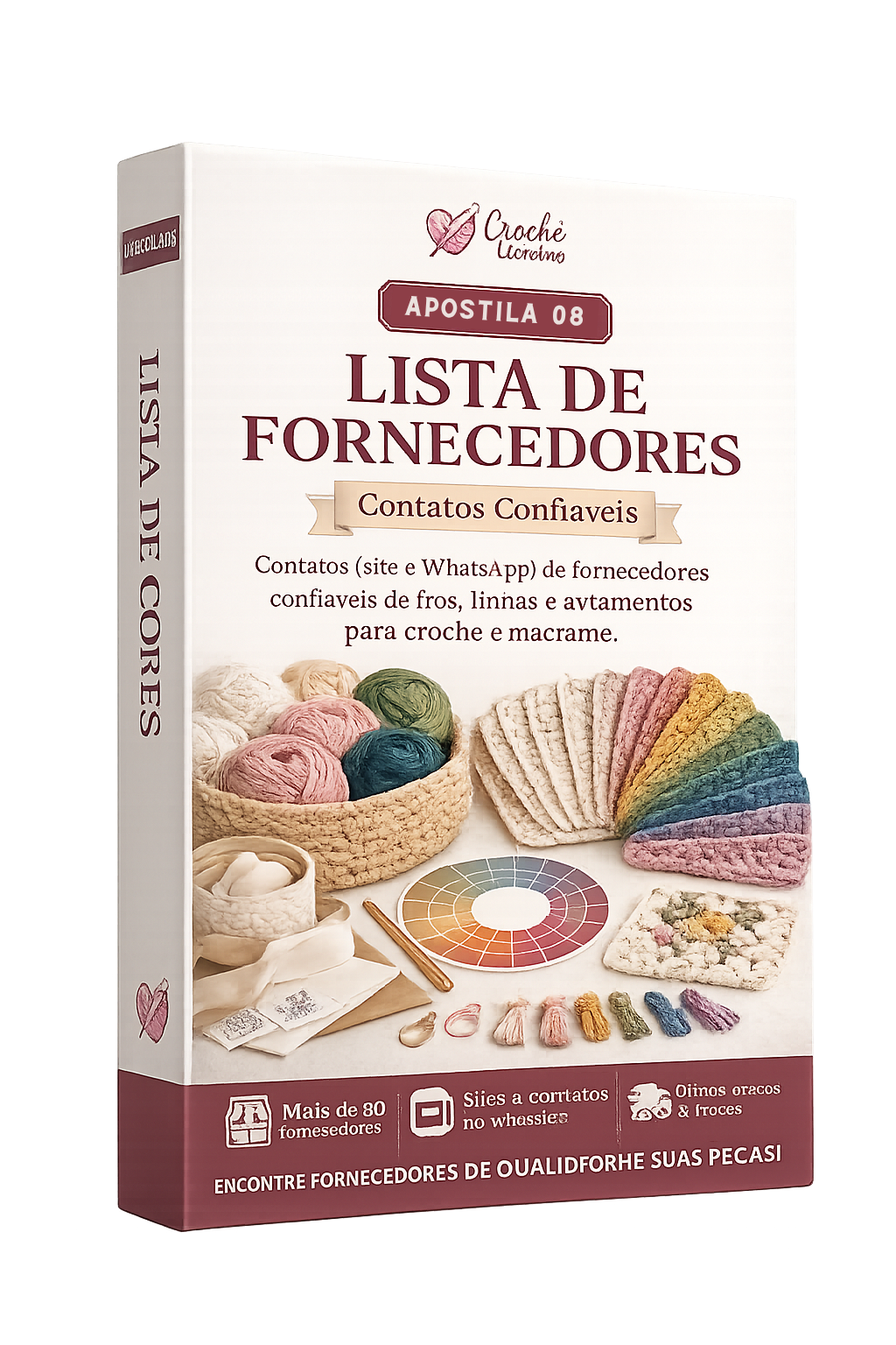 Mockup Apostila Lista Completa de Fornecedores