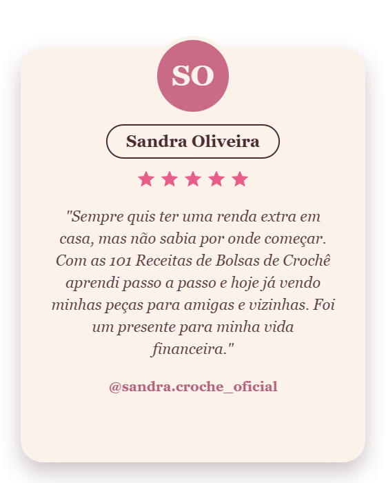 Depoimento de cliente 1 sobre o material